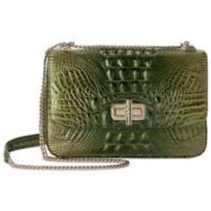 Brahmin Rosalie matcha green Melbourne genuine leather